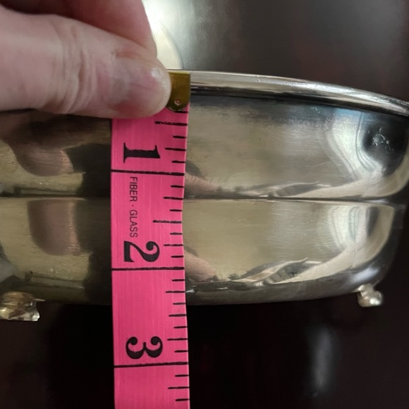 Silverplate Footed Serving Wear Dish With Lid - Picture 8 of 8